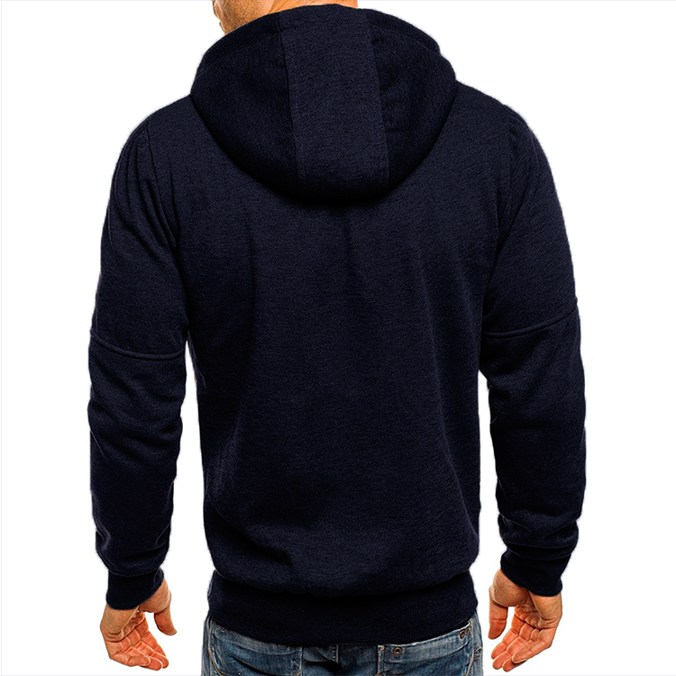 WESTMARE Men's Loose Fit Full-Zip Work Hoodie - Black
