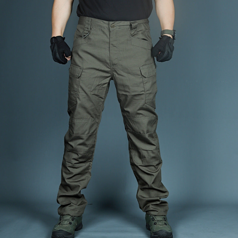 WESTMARE Men's Durable Multi-Pocket Tactical Work Pants - Black