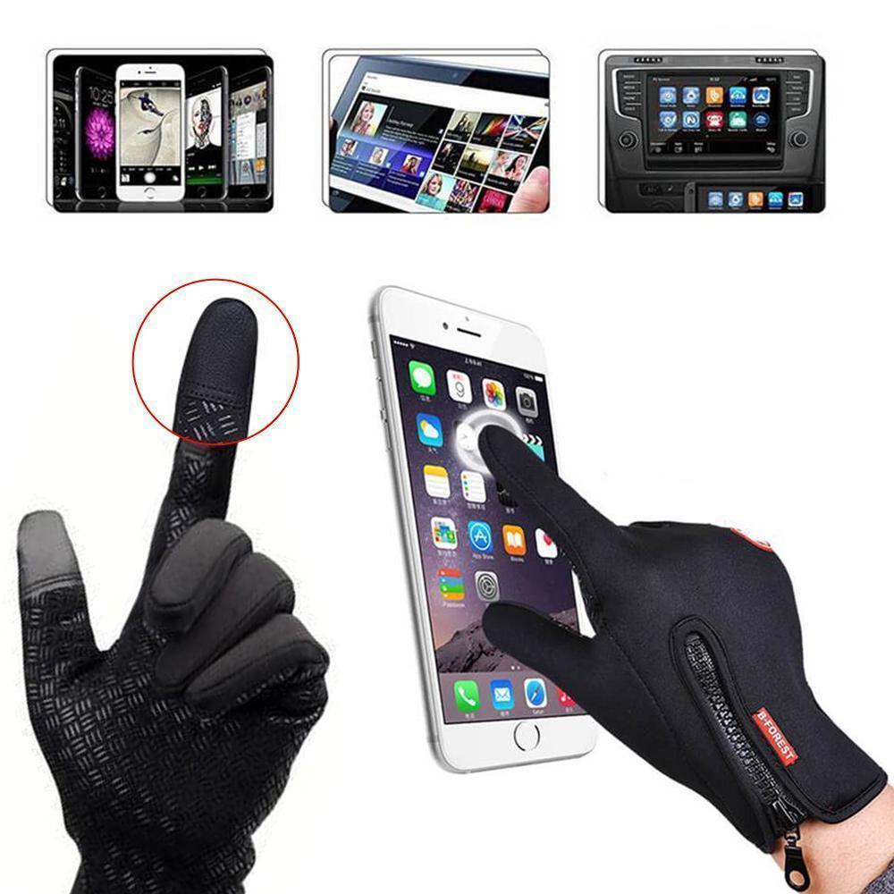 WESTMARE Touch Screen Windproof Thermal Gloves - Black
