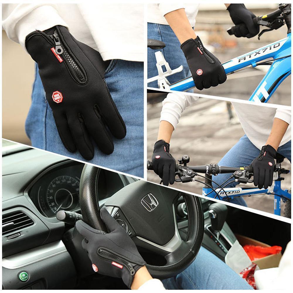 WESTMARE Touch Screen Windproof Thermal Gloves - Blue