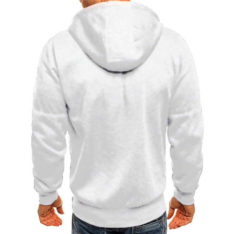WESTMARE Men's Loose Fit Full-Zip Work Hoodie - Gray