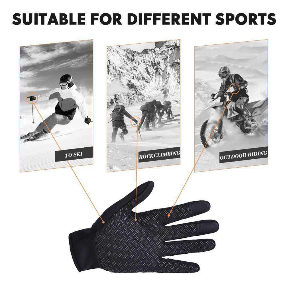 WESTMARE Touch Screen Windproof Thermal Gloves - Blue