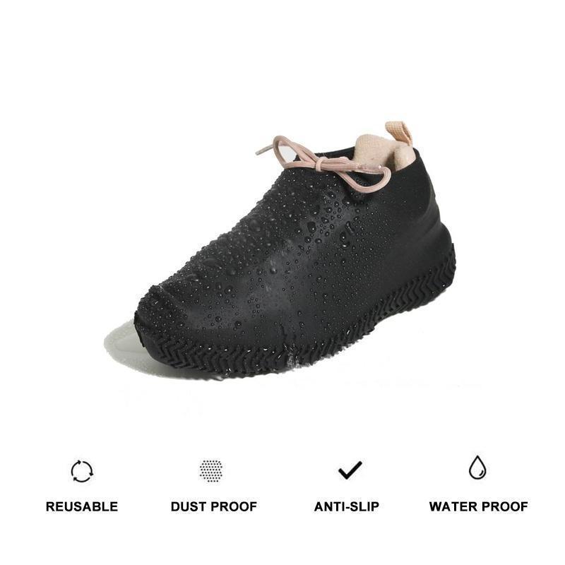 WESTMARE Outdoor Non-Slip Waterproof Shoe Covers - White