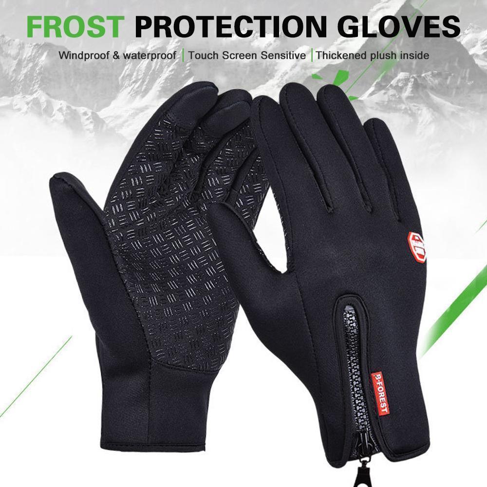 WESTMARE Touch Screen Windproof Thermal Gloves - Black