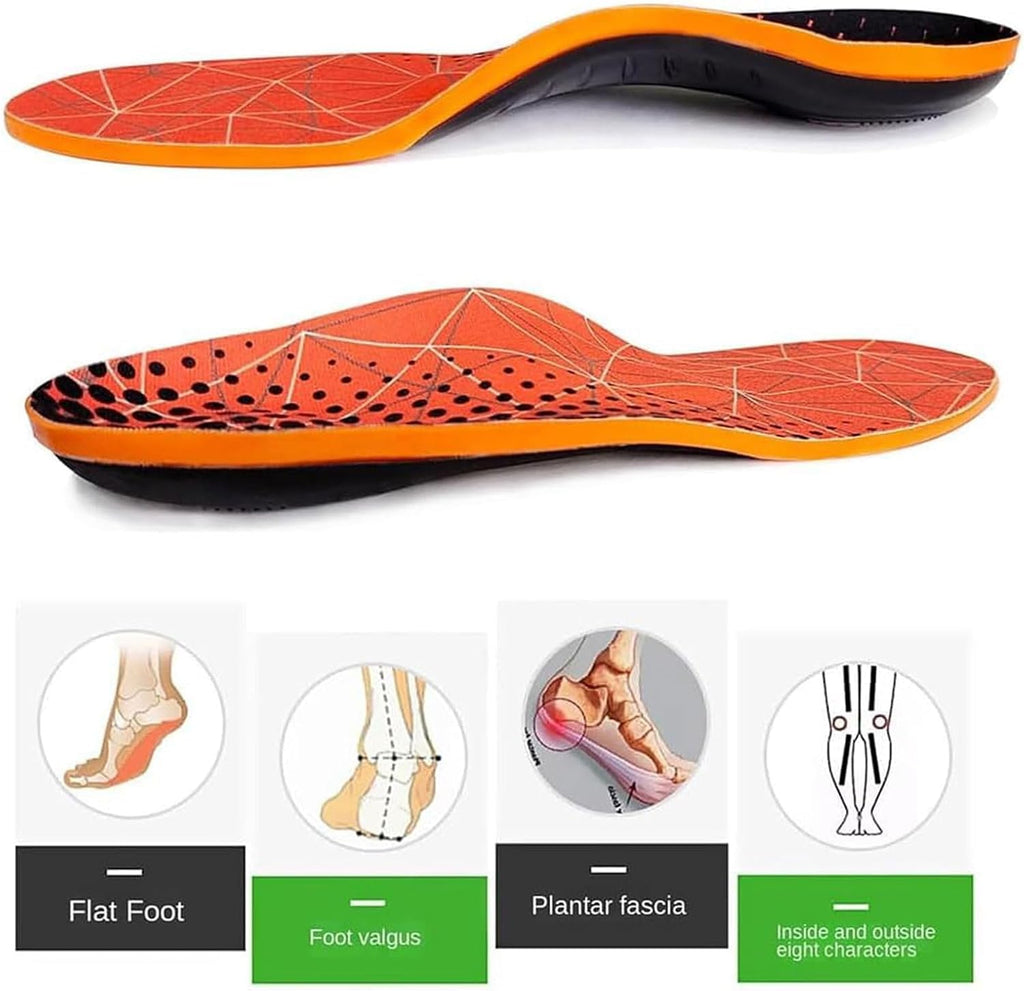 WESTMARE Arch Support Orthopedic Work Insoles - Orange