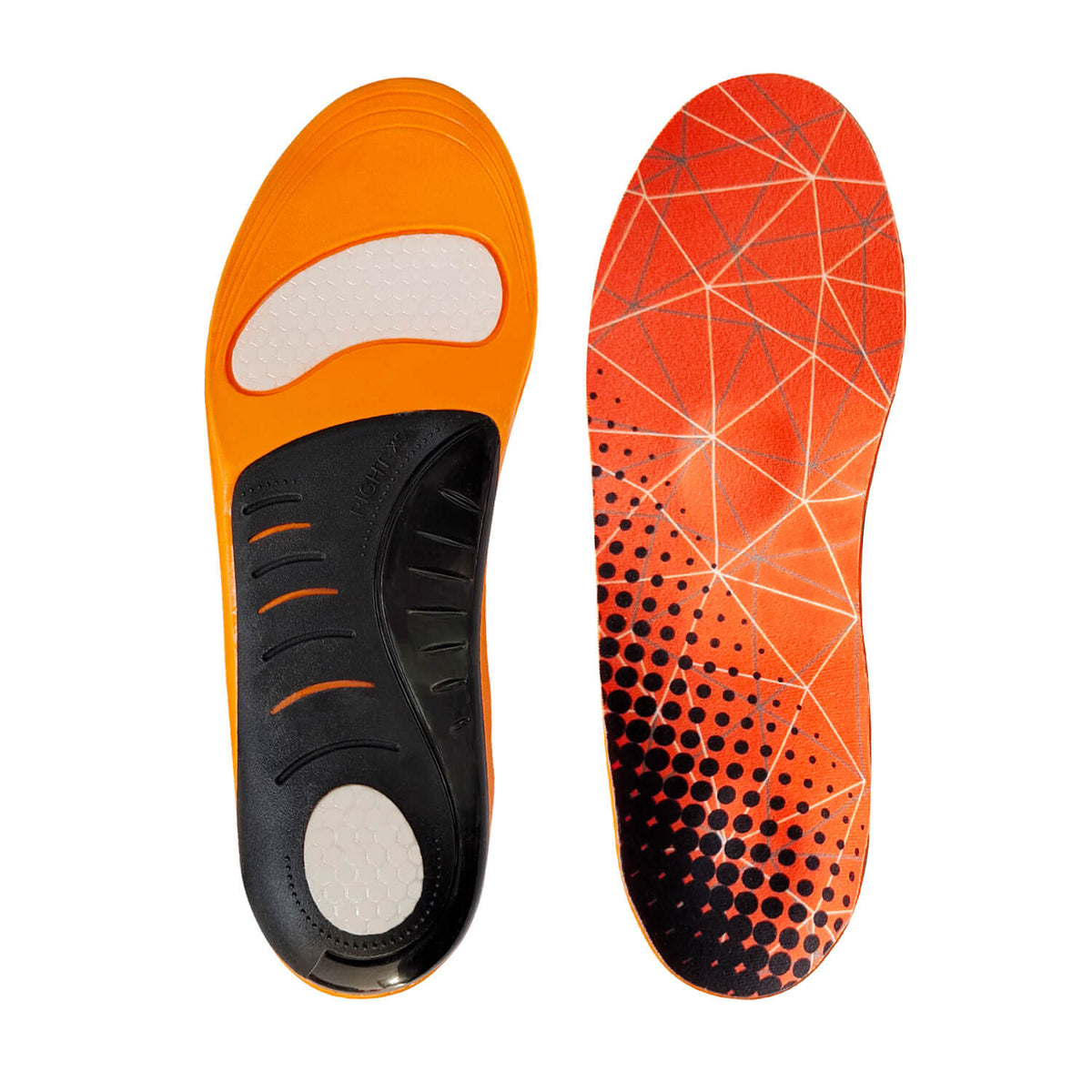 WESTMARE Arch Support Orthopedic Work Insoles - Orange
