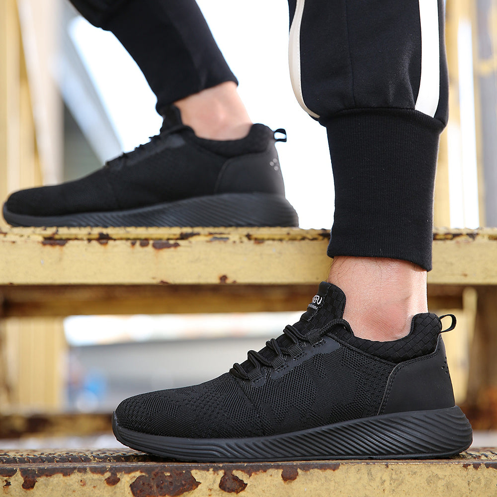 WESTMARE Airen Breathable Lightweight Steel Toe Sneakers