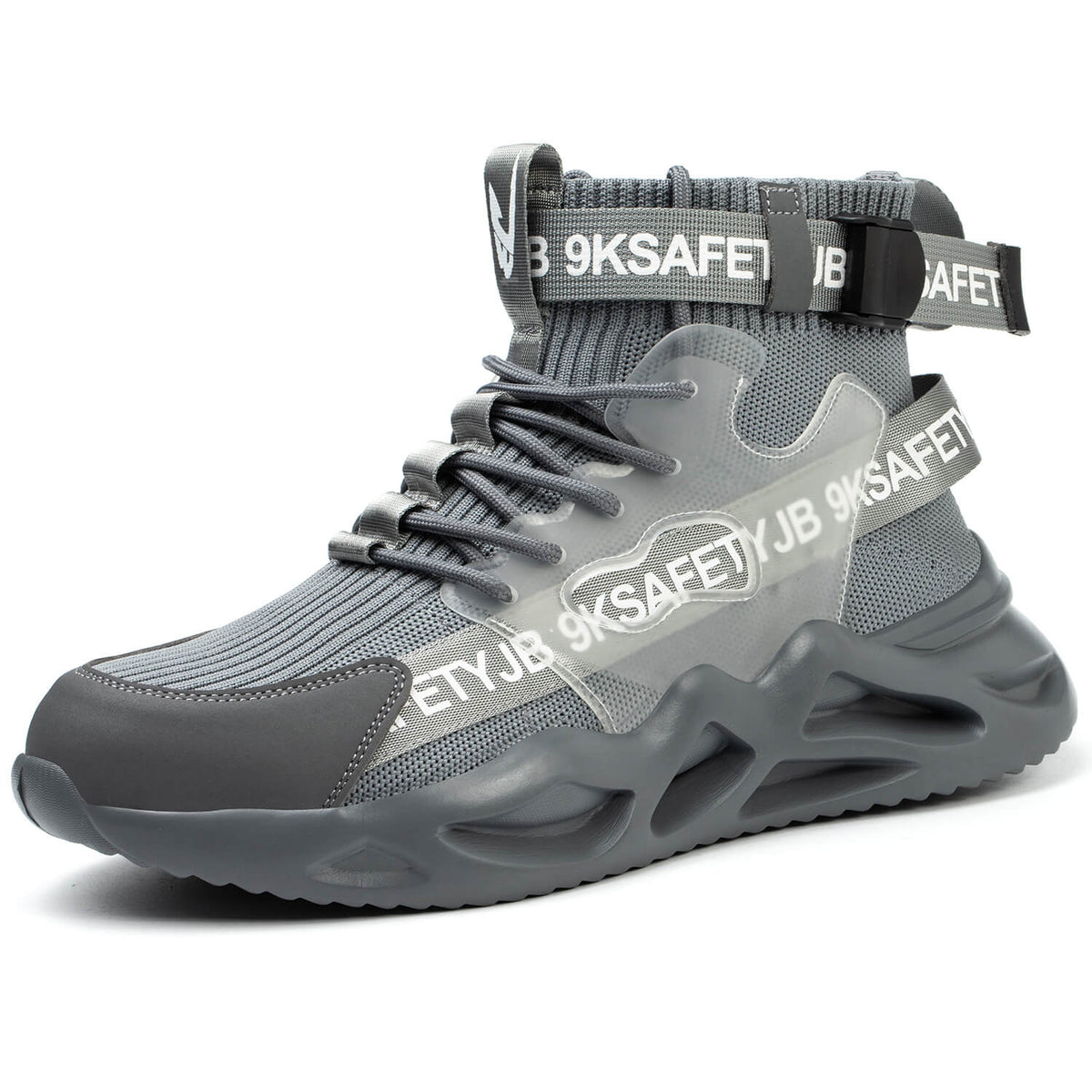 WESTMARE Exo High-Top Steel Toe Work Shoes - Black