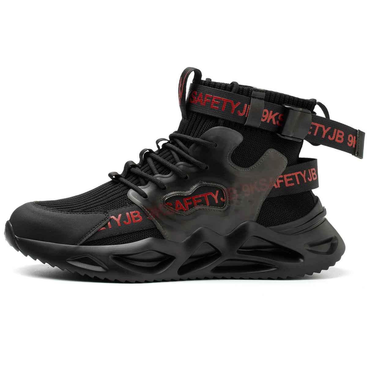 WESTMARE Exo High-Top Steel Toe Work Shoes - Black