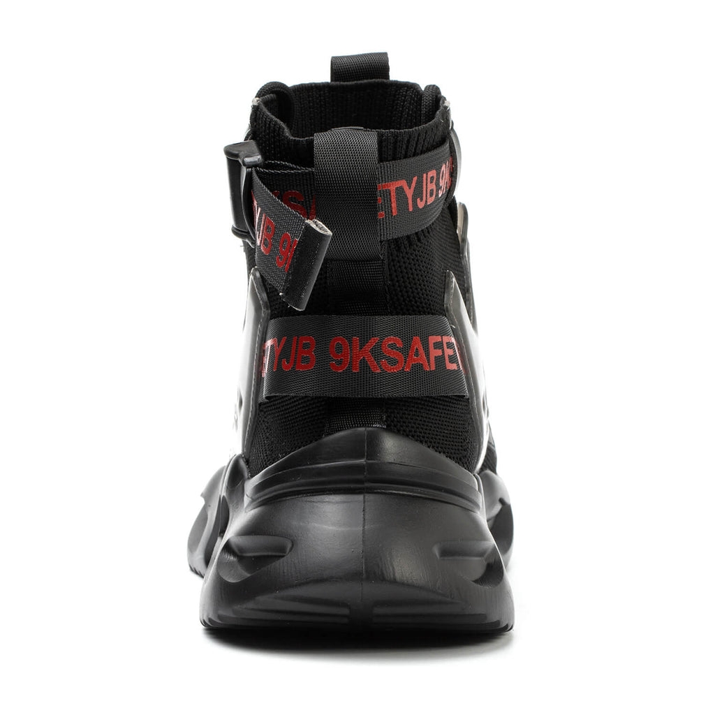 WESTMARE Exo High-Top Steel Toe Work Shoes - Black