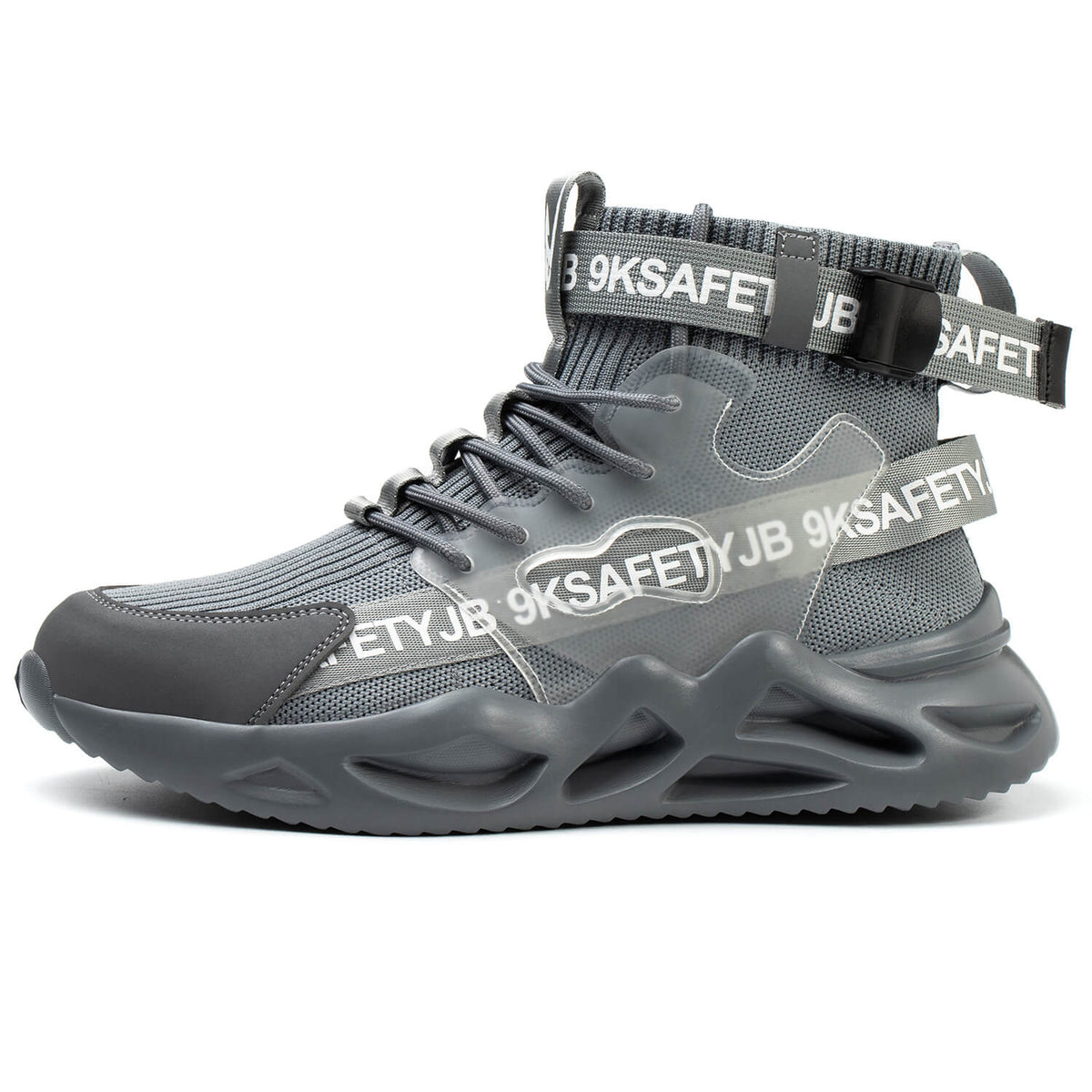WESTMARE Exo High-Top Steel Toe Work Shoes - Black