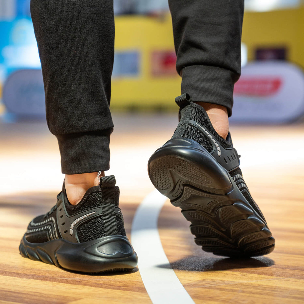 WESTMARE Soren Steel Toe Lightweight Work Sneakers - Black