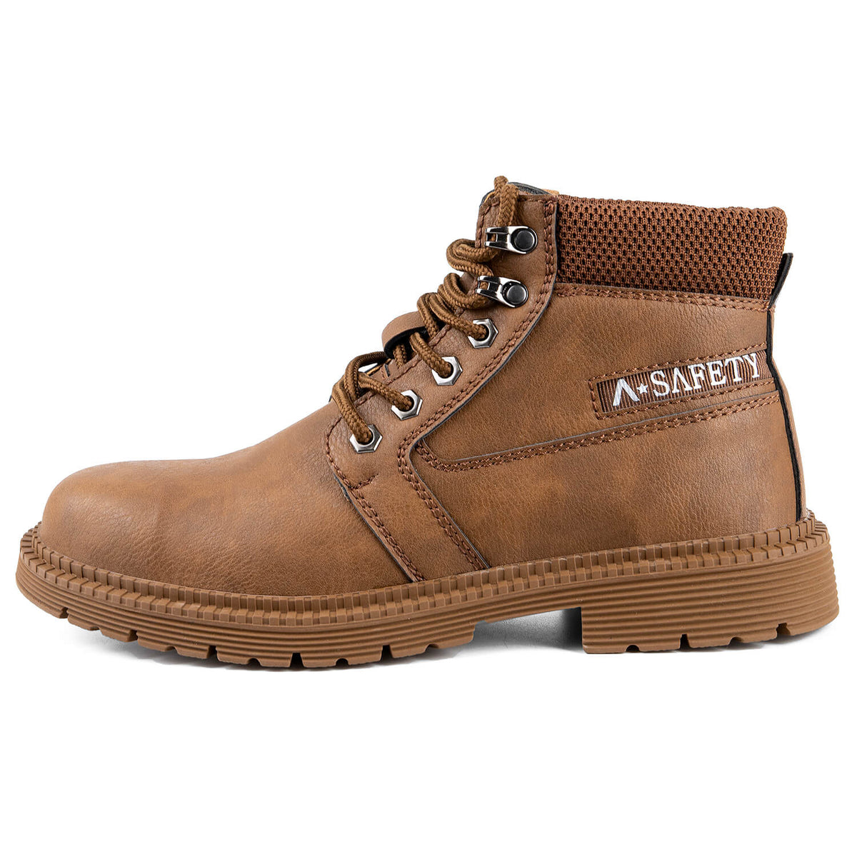 WESTMARE Non-Slip Waterproof Steel Toe Boots - Black