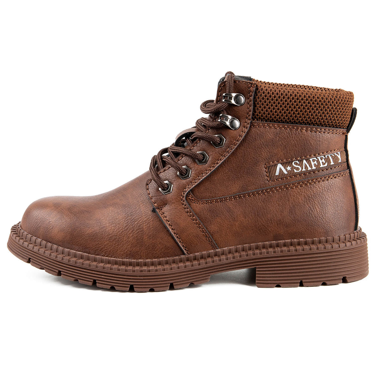 WESTMARE Non-Slip Waterproof Steel Toe Boots - Black