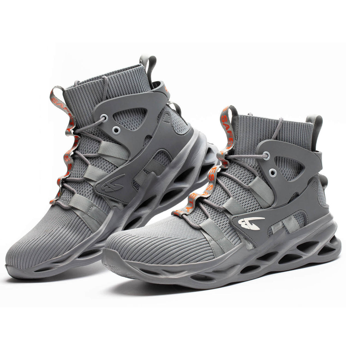 WESTMARE Pulse High-Top Steel Toe Work Sneakers - Black