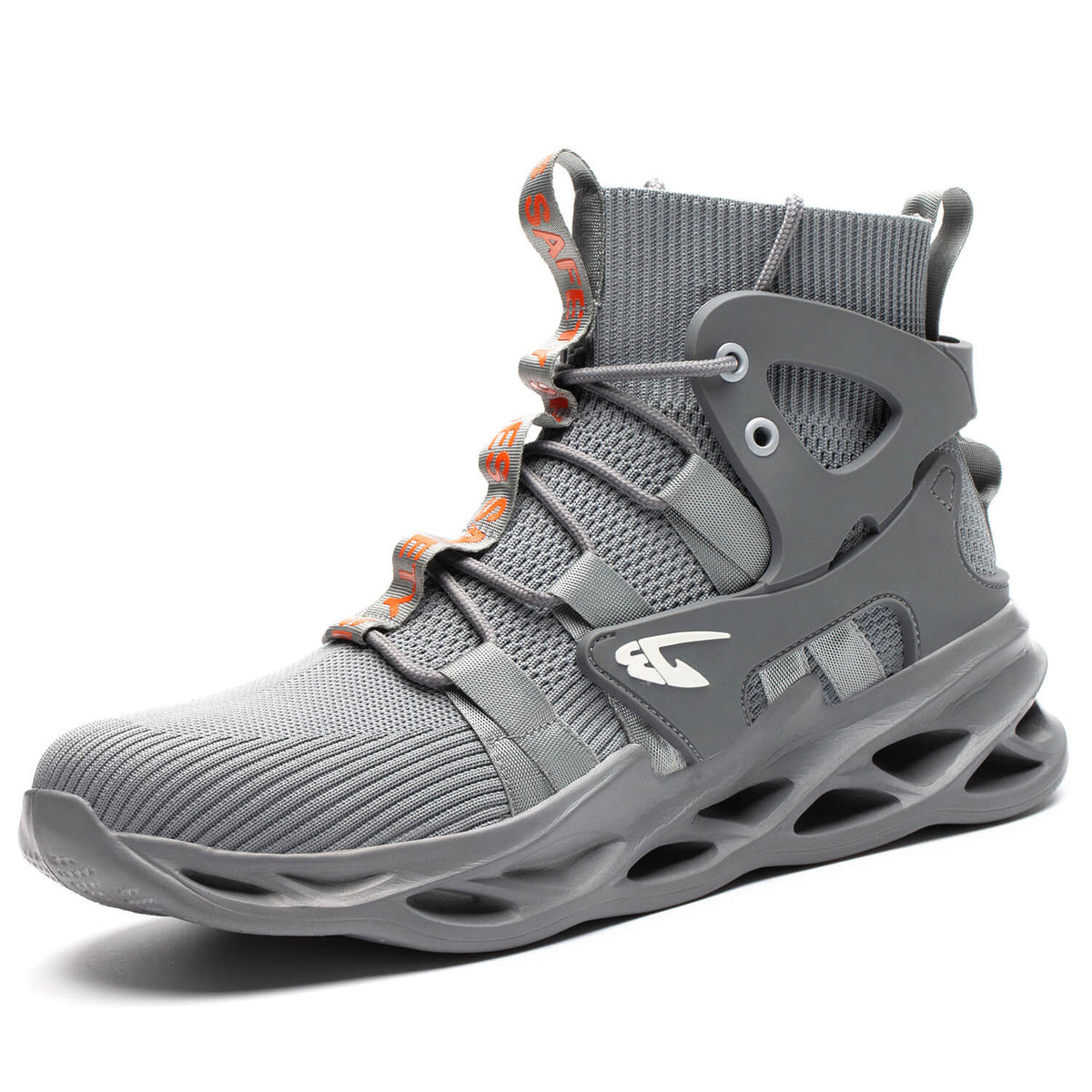 WESTMARE Pulse High-Top Steel Toe Work Sneakers - Black