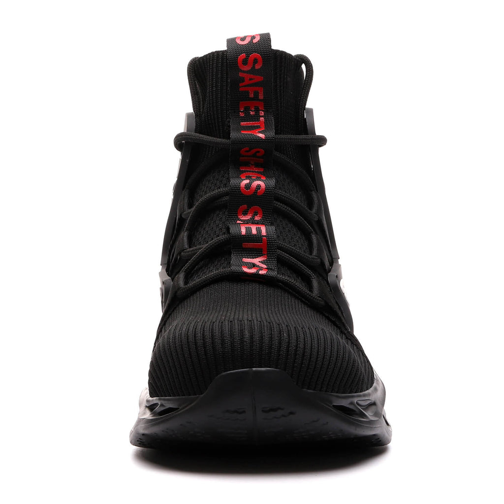 WESTMARE Pulse High-Top Steel Toe Work Sneakers - Black