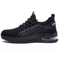 WESTMARE Ventra Breathable Steel Toe Work Sneakers - Black