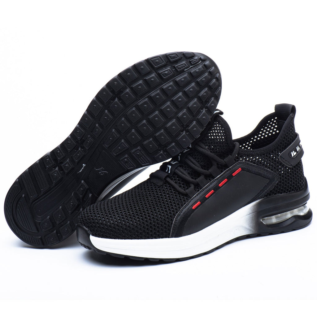 WESTMARE Ventra Breathable Steel Toe Work Sneakers - Black
