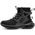 WESTMARE Rook Men's High-Top Steel Toe Work Shoes - Black