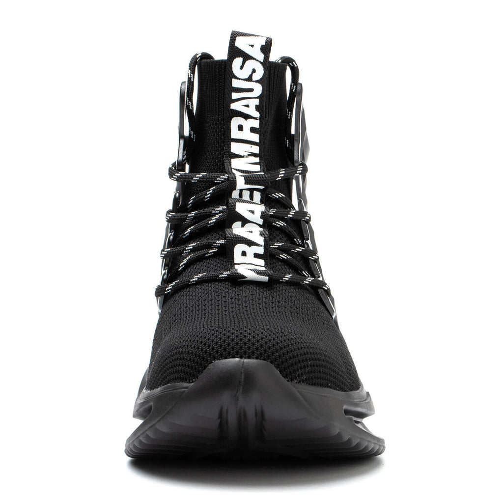 WESTMARE Rook Men's High-Top Steel Toe Work Shoes - Black