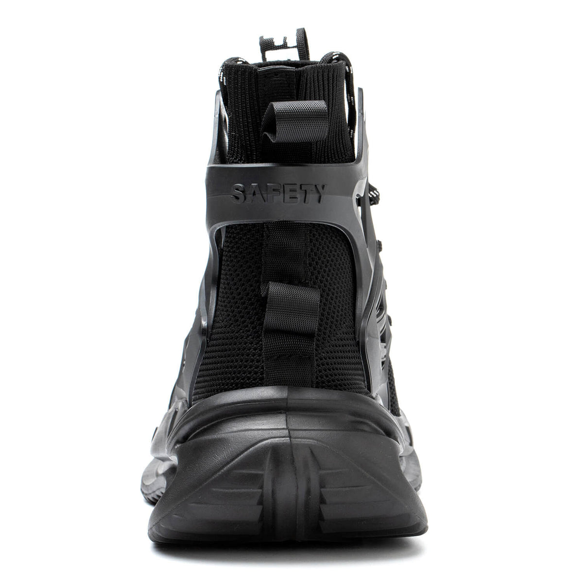 WESTMARE Rook Men's High-Top Steel Toe Work Shoes - Black