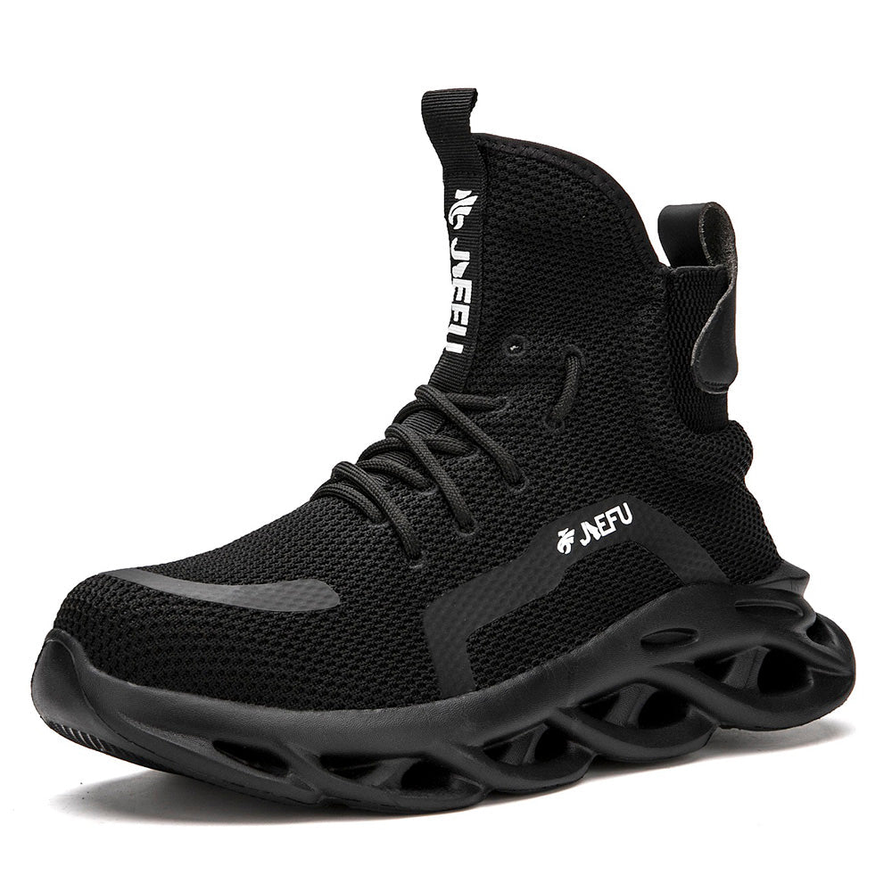 WESTMARE Vertex High-Top Steel Toe Work Sneakers - Black
