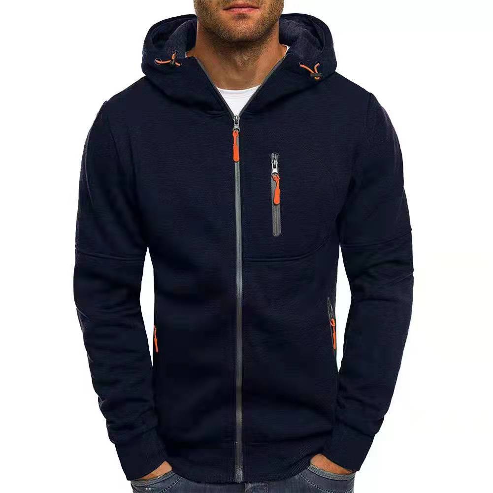 WESTMARE Men's Loose Fit Full-Zip Work Hoodie - Black
