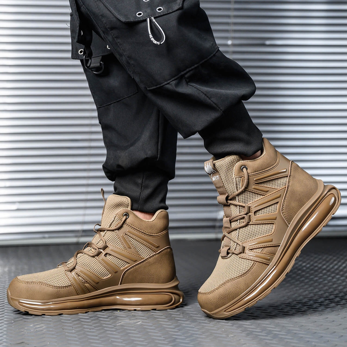 WESTMARE Atlas 6" Breathable Steel Toe Work Boots - Black