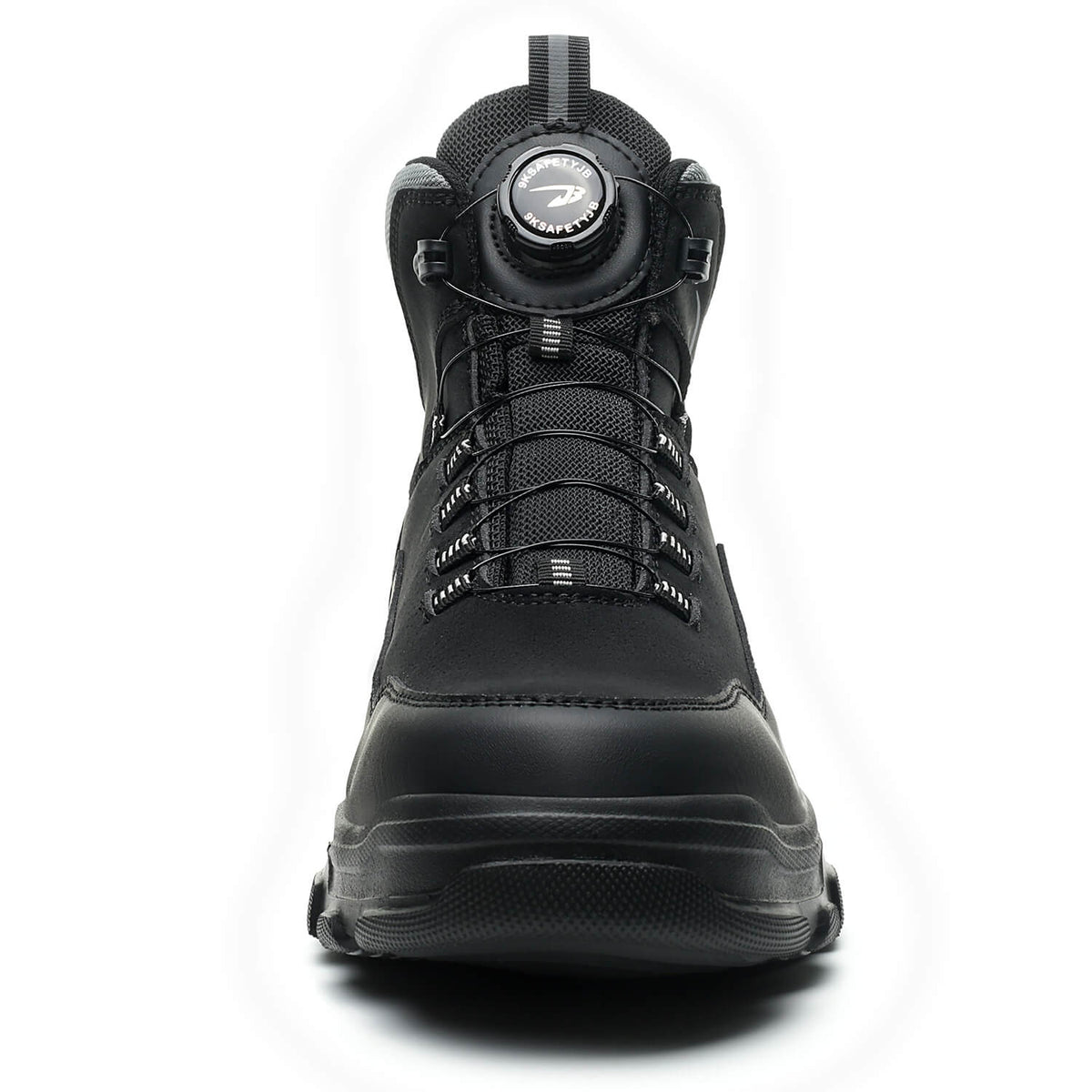 WESTMARE Helix 6" Dial-Lacing Steel Toe Work Boots - Black