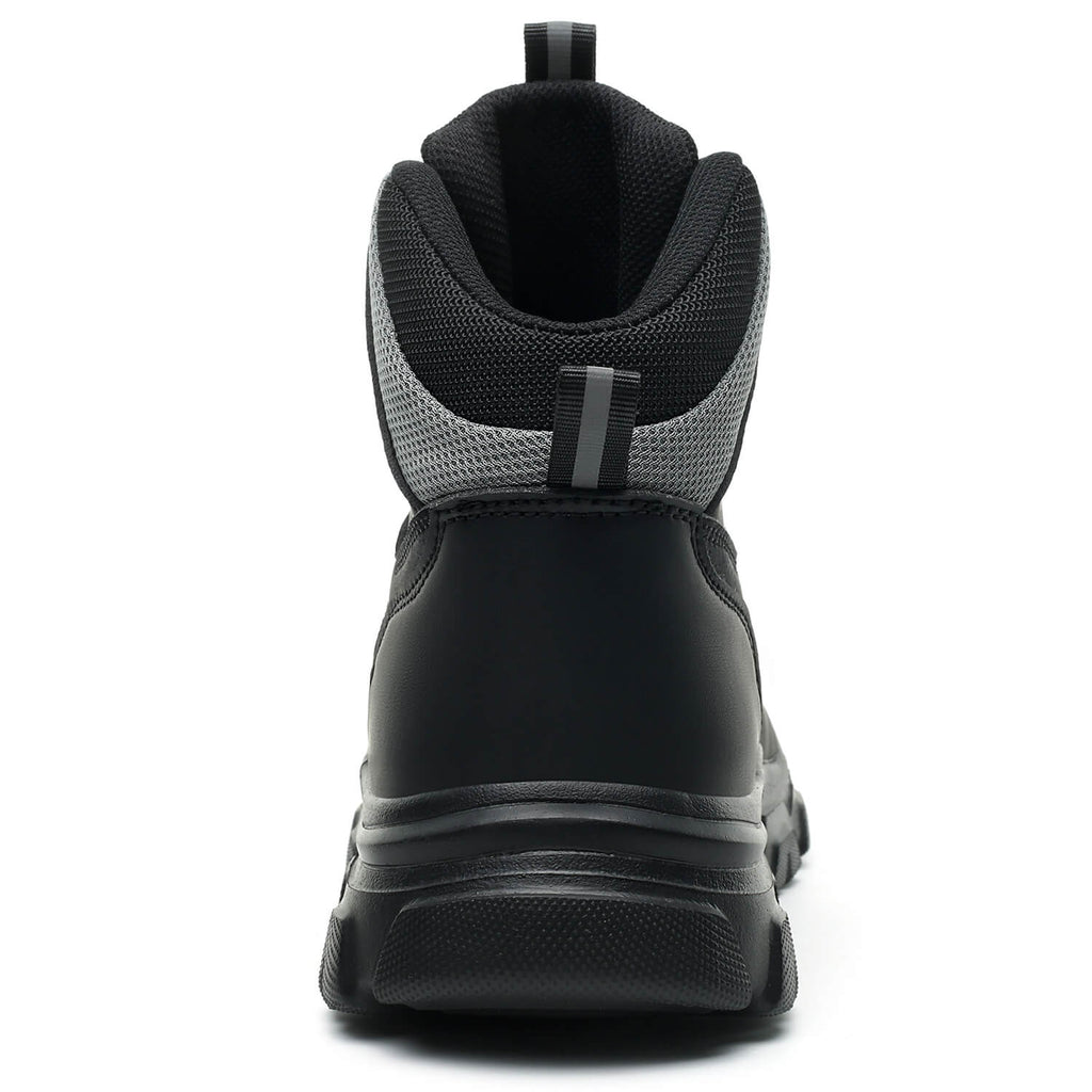 WESTMARE Helix 6" Dial-Lacing Steel Toe Work Boots - Black