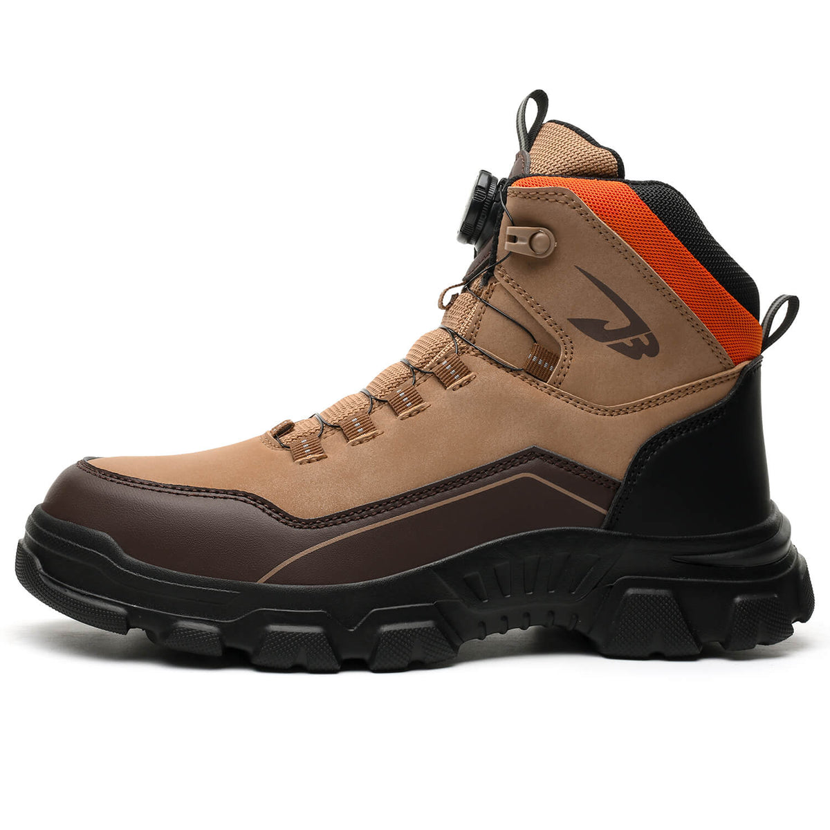 WESTMARE Helix 6" Dial-Lacing Steel Toe Work Boots - Black