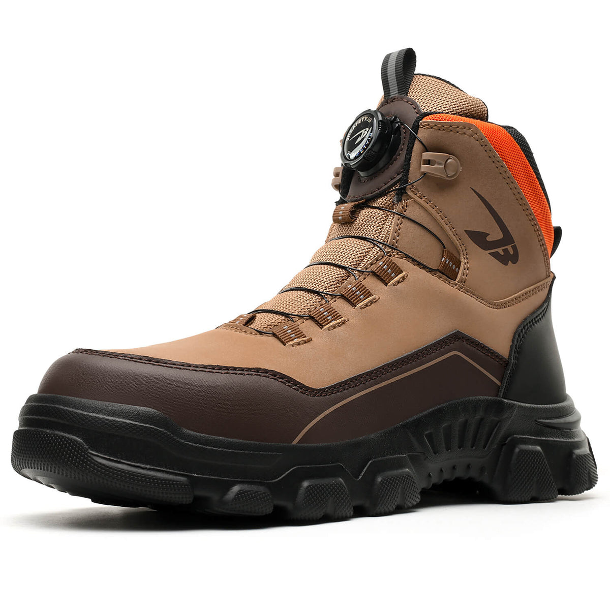 WESTMARE Helix 6" Dial-Lacing Steel Toe Work Boots - Black