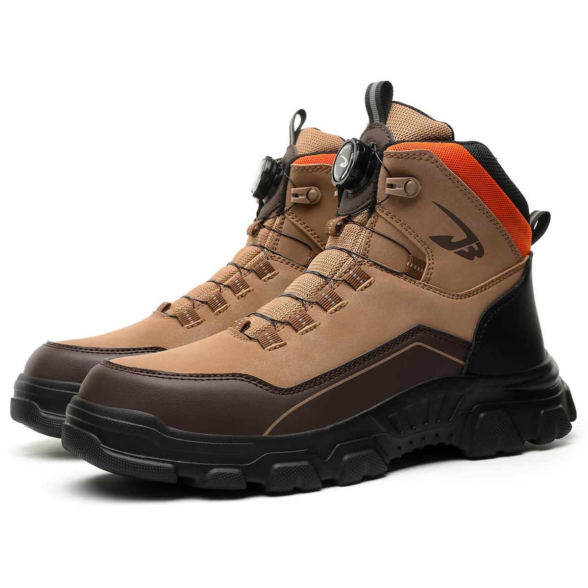 WESTMARE Helix 6" Dial-Lacing Steel Toe Work Boots - Black