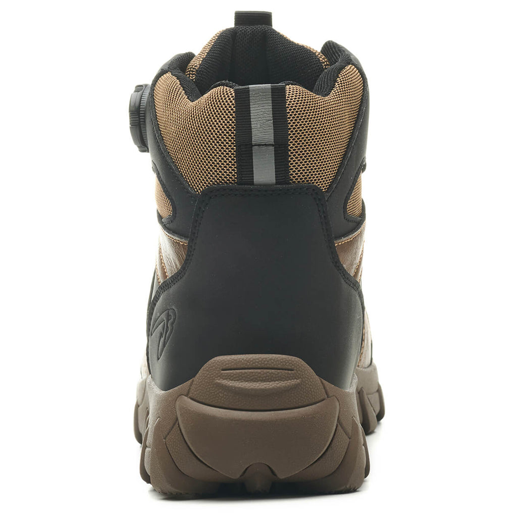 WESTMARE Fortis 6" Dial-Lacing Non-Slip Steel Toe Boots - Brown