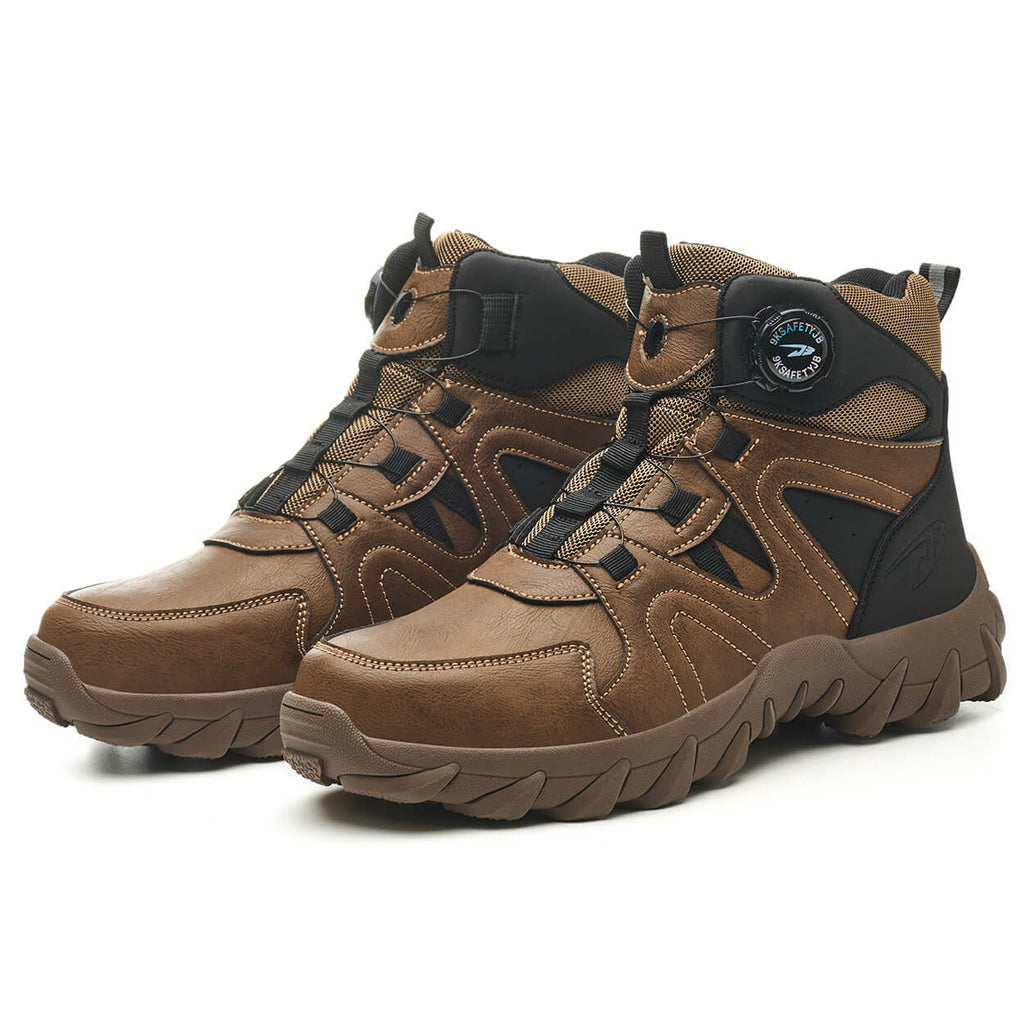 WESTMARE Fortis 6" Dial-Lacing Non-Slip Steel Toe Boots - Green
