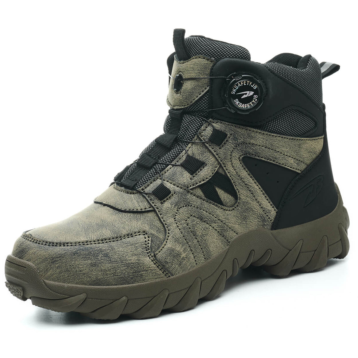 WESTMARE Fortis 6" Dial-Lacing Non-Slip Steel Toe Boots - Green