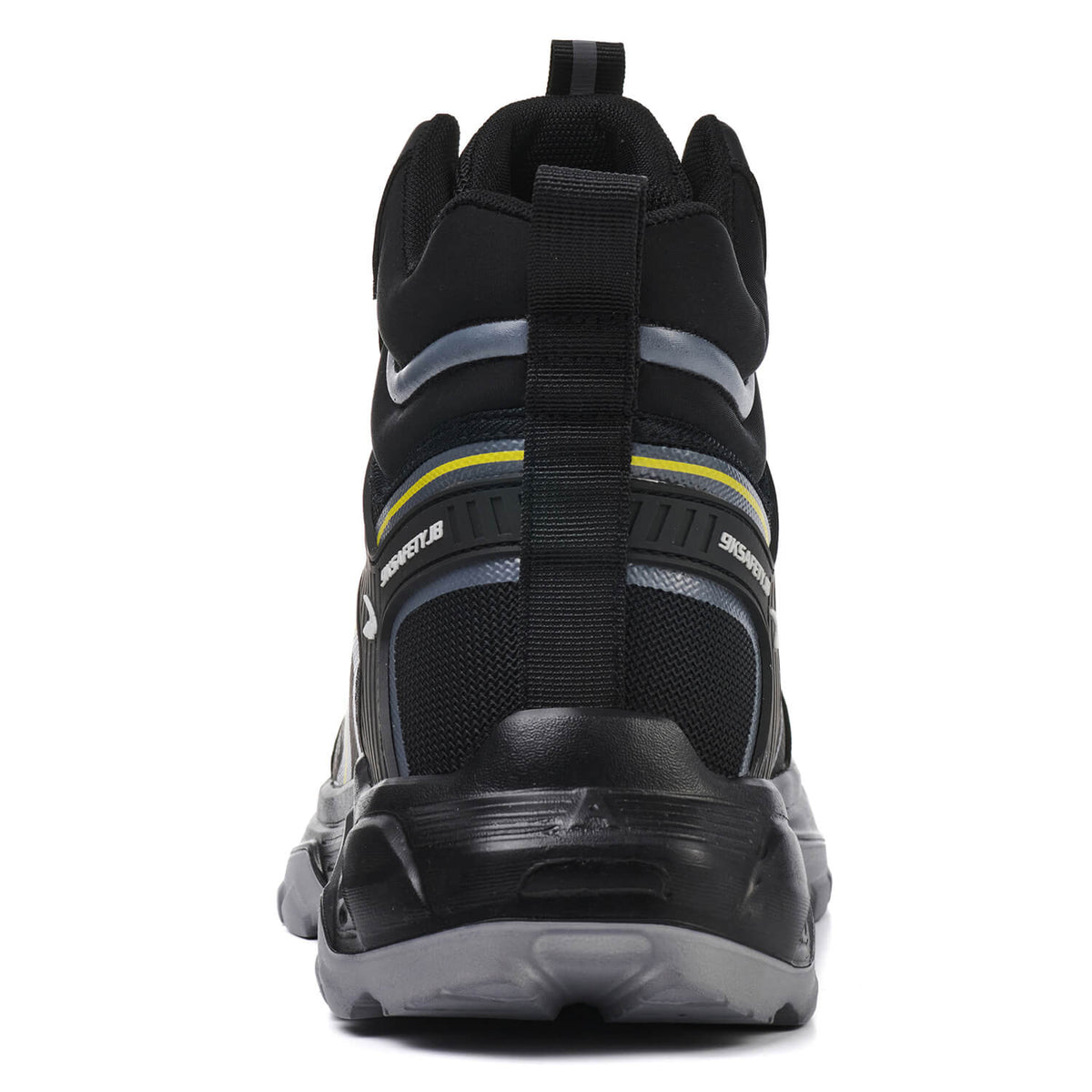 WESTMARE Rivet 6" Steel Toe Dial-Lacing Work Boots - Black