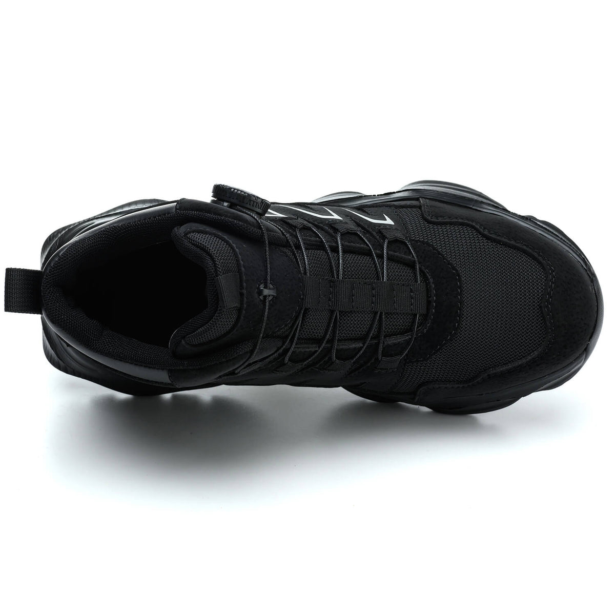 WESTMARE Ascent Steel Toe Dial-Lacing Work Boots - Black