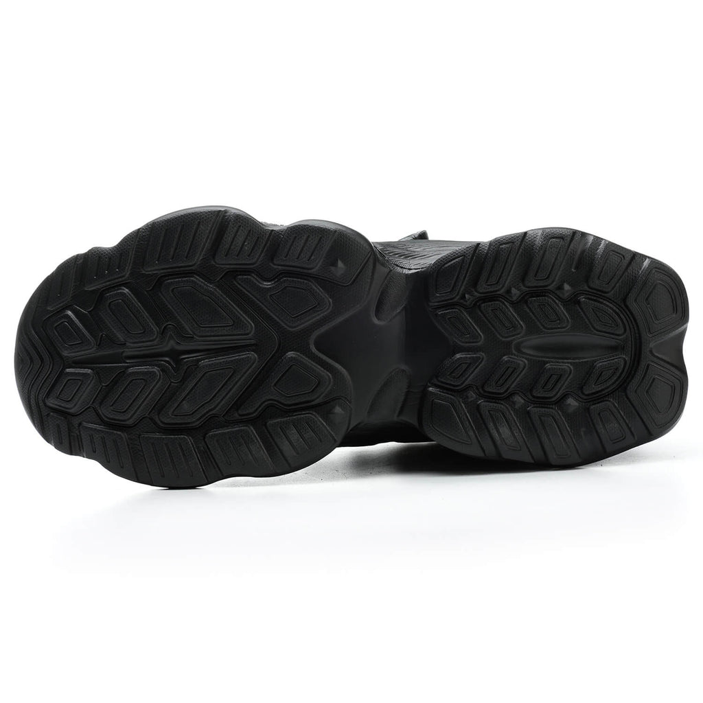 WESTMARE Ascent Steel Toe Dial-Lacing Work Boots - Black