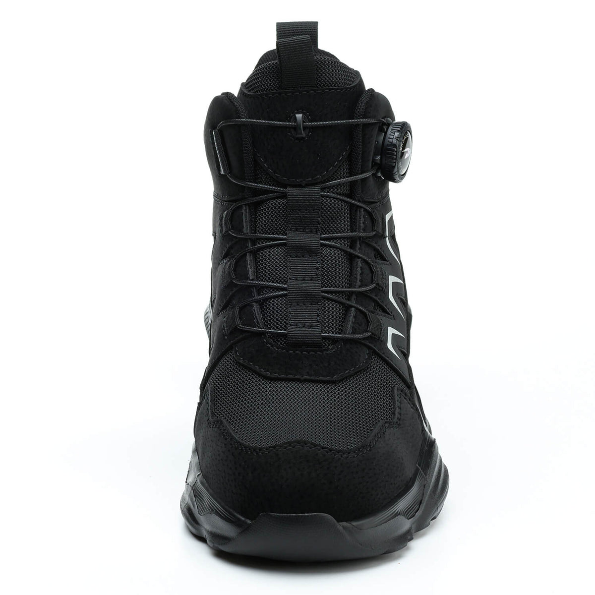 WESTMARE Ascent Steel Toe Dial-Lacing Work Boots - Black