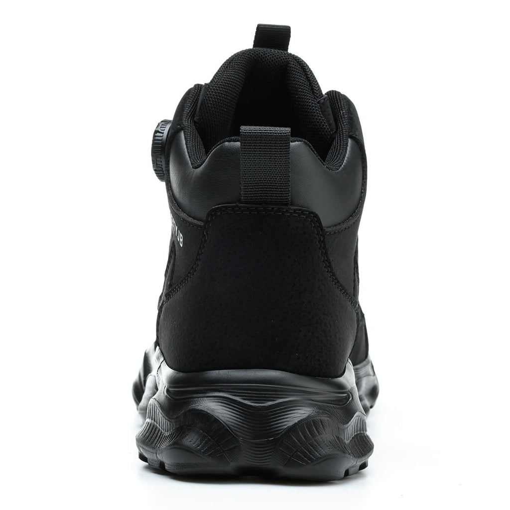 WESTMARE Ascent Steel Toe Dial-Lacing Work Boots - Black