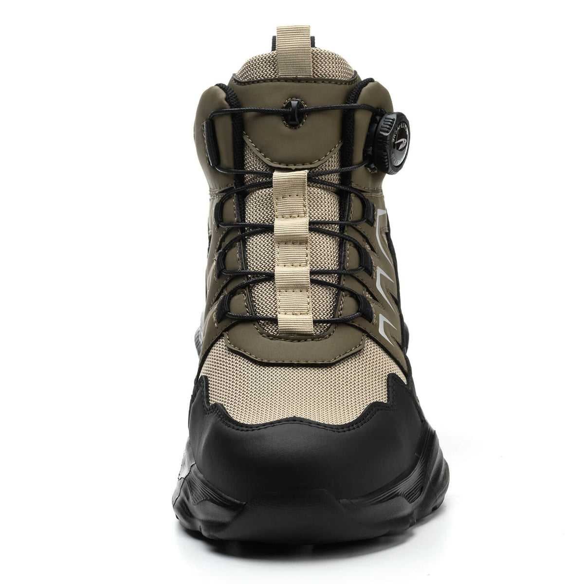 WESTMARE Ascent Steel Toe Dial-Lacing Work Boots - Black