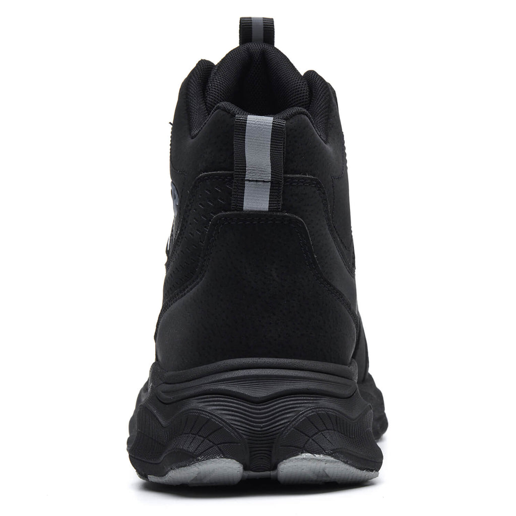 WESTMARE 6" Steel Toe Dial-Lacing Non Slip Work Boots - Black