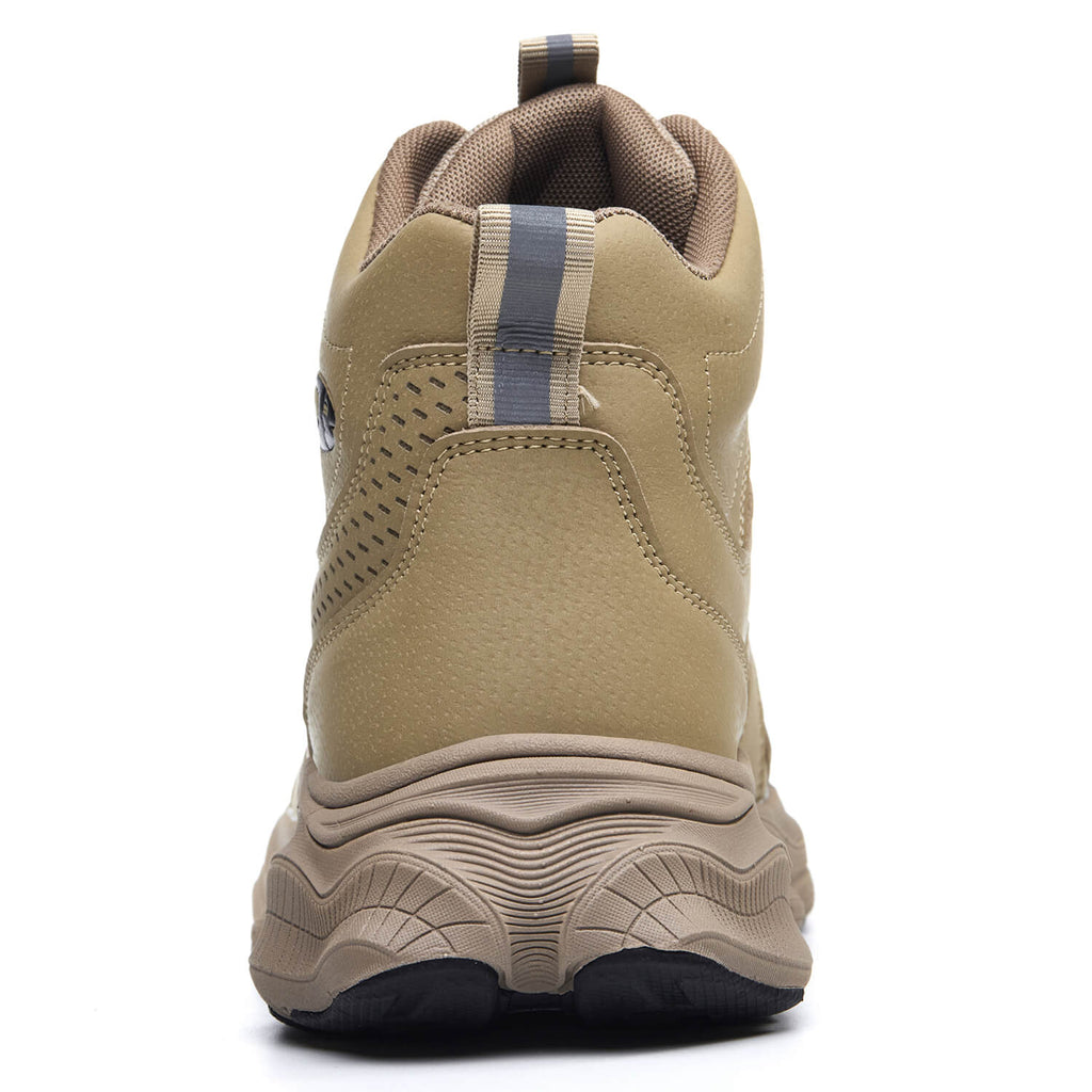 WESTMARE 6" Steel Toe Dial-Lacing Non Slip Work Boots - Khaki