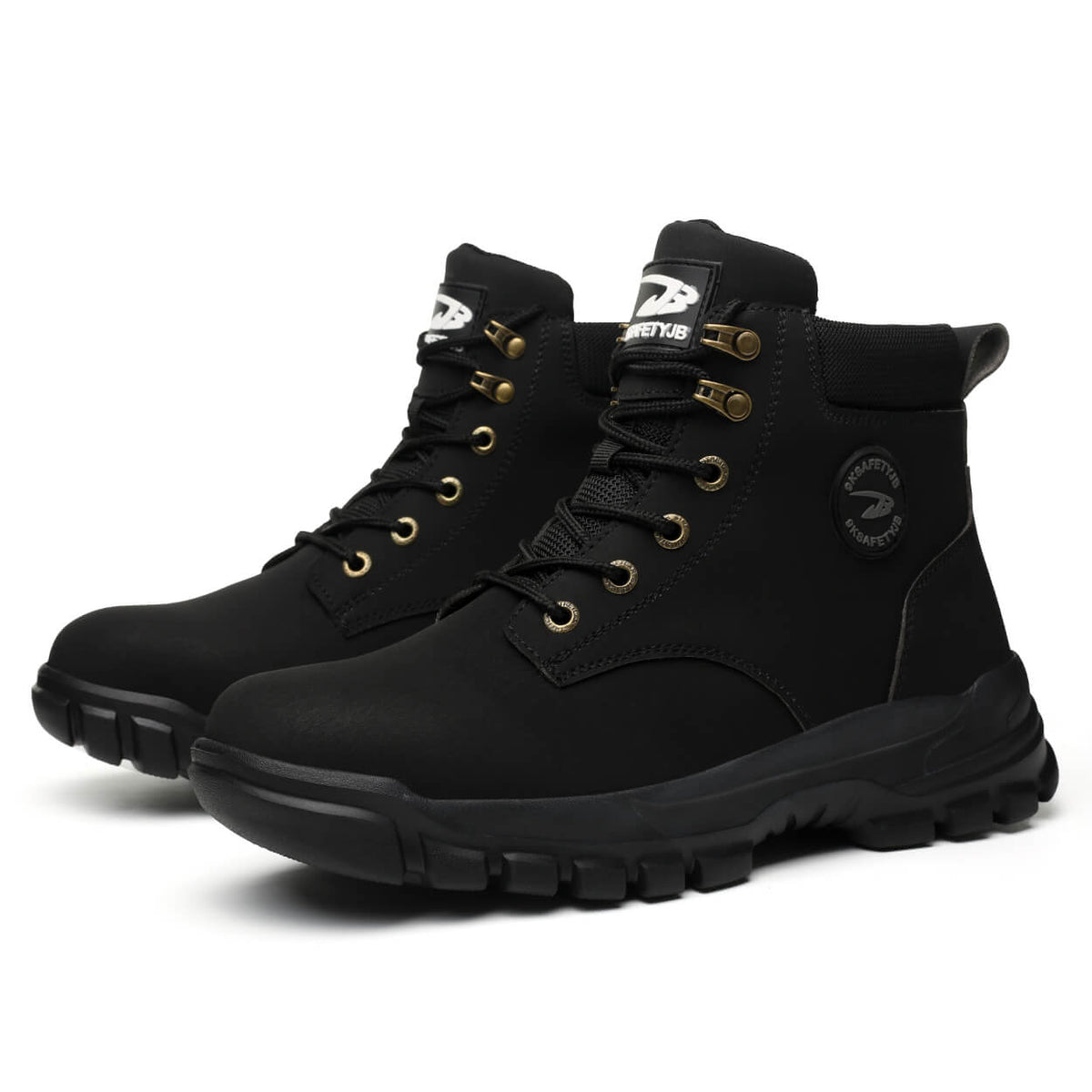 WESTMARE Rexton 6" Lightweight Steel Toe Work Boots - Black