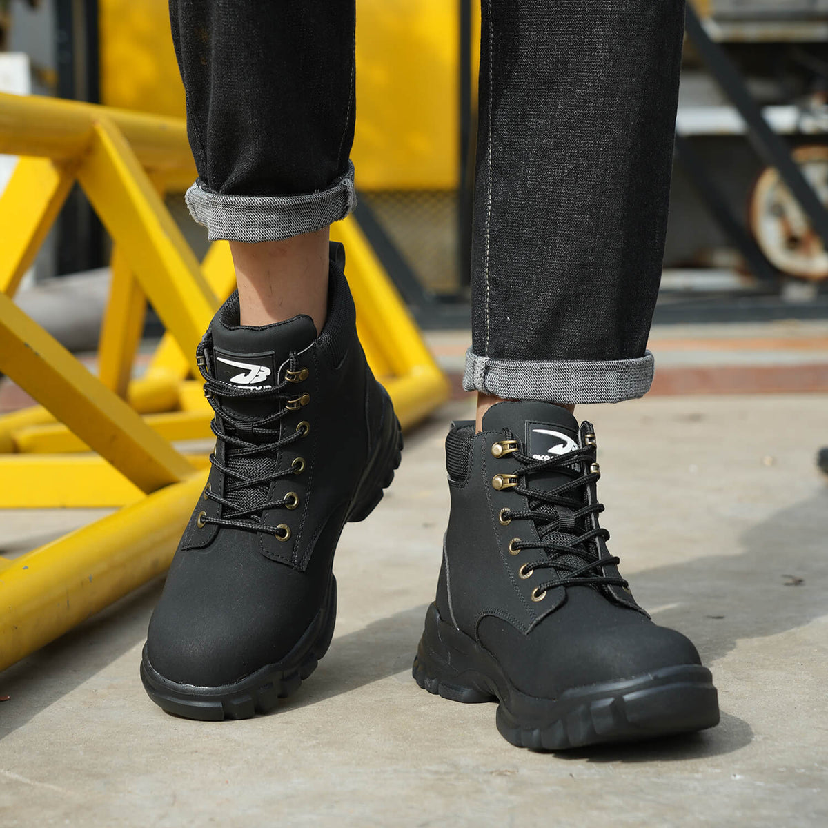 WESTMARE Rexton 6" Lightweight Steel Toe Work Boots - Yellow