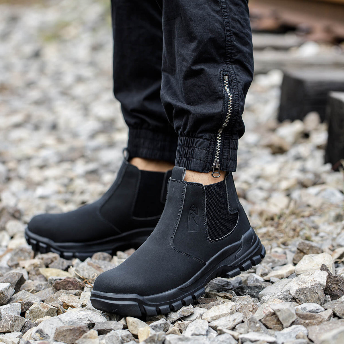 WESTMARE Calder 6" Composite Toe Chelsea Work Boots - Black