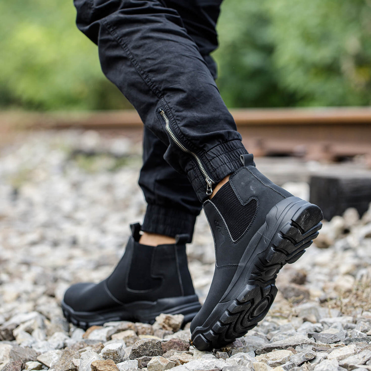 WESTMARE Calder 6" Composite Toe Chelsea Work Boots - Black
