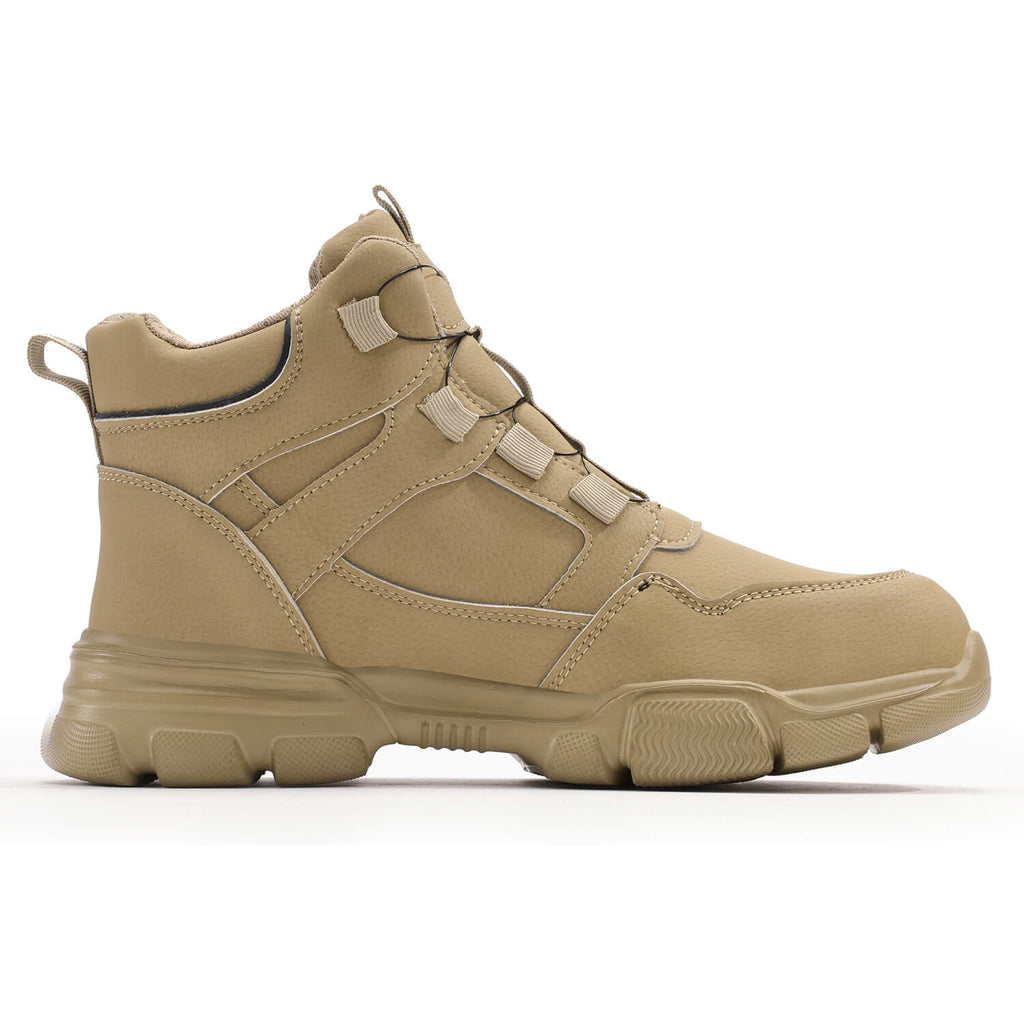 WESTMARE Terra 6" Lightweight Steel Toe Dial-Lacing Work Boots - Khaki
